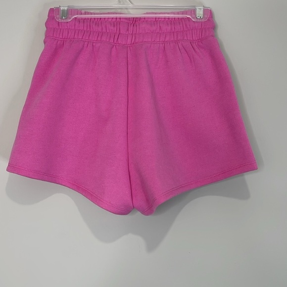 5/$25 Bluenotes High Waisted Athletic Shorts Pink Elastic Drawstring Waistband S - Picture 5 of 10